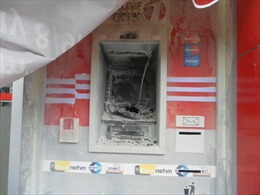 Nhiều máy ATM bị đốt cháy tại Hải Phòng